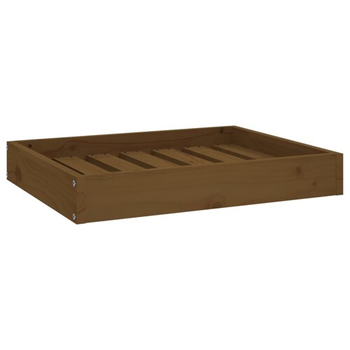Dnevni ležaj smeđa boja meda 61,5x49x9 cm od masivne borovine - NOVO