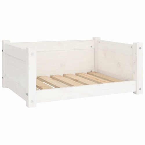Krevet za pse 65,5 x 50,5 x 28 cm od masivne borovine - NOVO