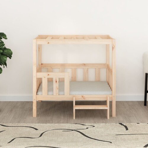 Krevet za pse 95,5x73,5x90 cm od masivne borovine - NOVO