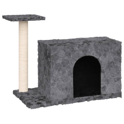 Penjalica za mačke sa stupom za grebanje tamnosiva 51 cm - NOVO