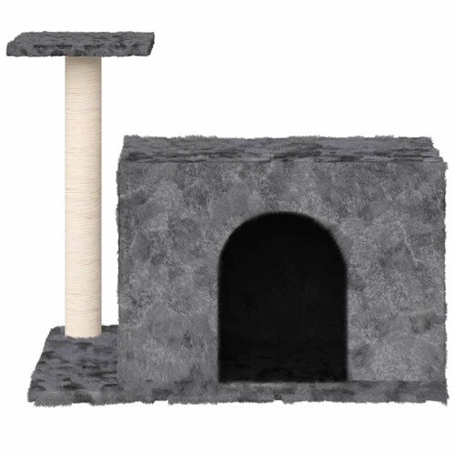 Penjalica za mačke sa stupom za grebanje tamnosiva 51 cm - NOVO