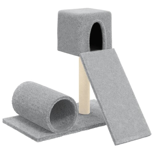Penjalica za mačke sa stupom za grebanje svjetlosiva 59 cm - NOVO