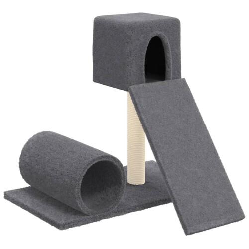 Penjalica za mačke sa stupom za grebanje tamnosiva 59 cm - NOVO