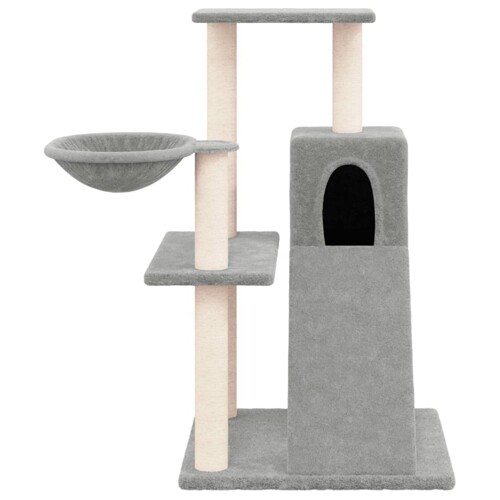 Penjalica za mačke sa stupovima za grebanje svjetlosiva 82 cm - NOVO