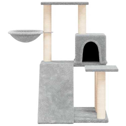 Penjalica za mačke sa stupovima za grebanje svjetlosiva 82 cm - NOVO