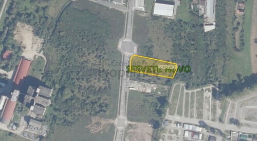 SESVETE, INDUSTRIJSKA ULICA, GRAĐ. ZEMLJIŠTE 3200 M2, POSLOVNA ZONA