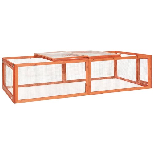 Kavez za zečeve 183 x 90 x 46,5 cm od masivne jelovine - NOVO