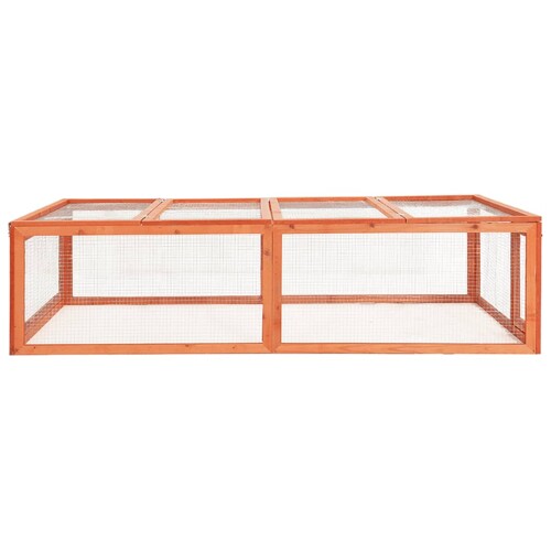 Kavez za zečeve 183 x 90 x 46,5 cm od masivne jelovine - NOVO