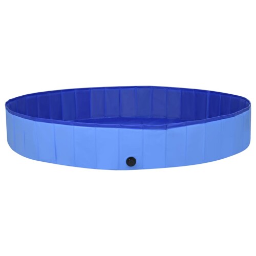 Sklopivi bazen za pse plavi 300 x 40 cm PVC - NOVO