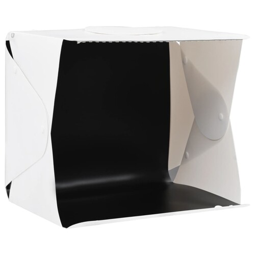 Sklopiva studijska LED rasvjetna kutija 40 x 34 x 37 cm bijela - NOVO