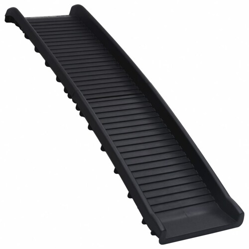 Sklopiva rampa za pse crna 155,5 x 40 x 15,5 cm - NOVO