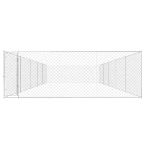 Vanjska kućica za pse od pocinčanog čelika 950x570x185 cm - NOVO