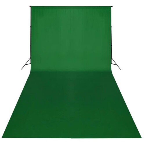 Pozadina pamučna zelena 600x300 cm Chroma key - NOVO