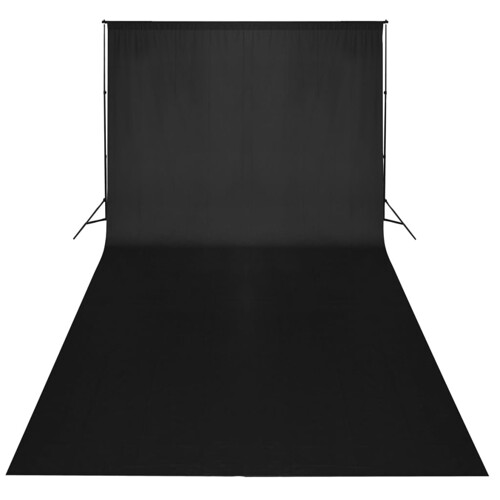 Pozadina pamučna crna 300x300 cm - NOVO