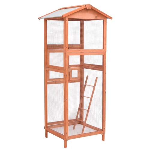 Kavez za ptice 68 x 62 x 166 cm od masivne jelovine - NOVO