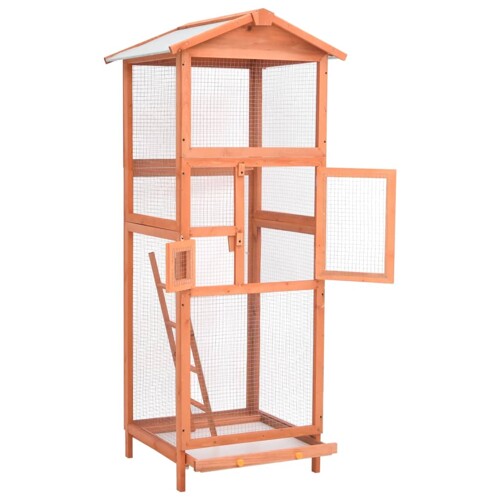 Kavez za ptice 68 x 62 x 166 cm od masivne jelovine - NOVO