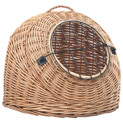 Transporter za mačke 45 x 35 x 35 cm od prirodne vrbe - NOVO
