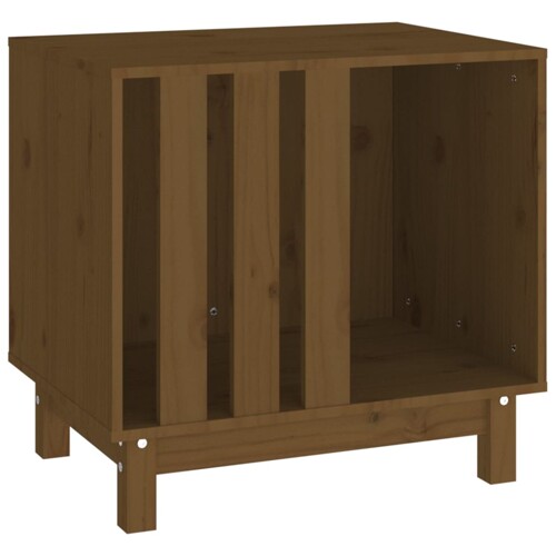 Kućica za pse boja meda 60 x 45 x 57 cm od masivne borovine - NOVO