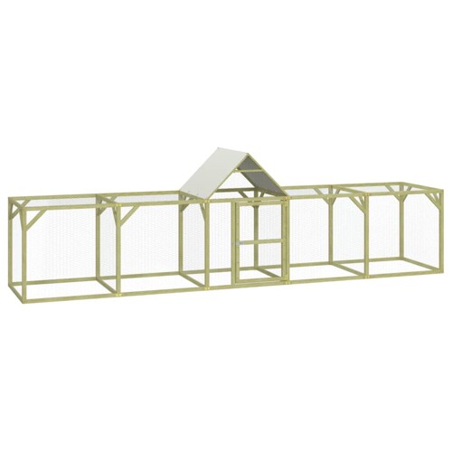Kokošinjac 500 x 100 x 150 cm od impregnirane masivne borovine - NOVO