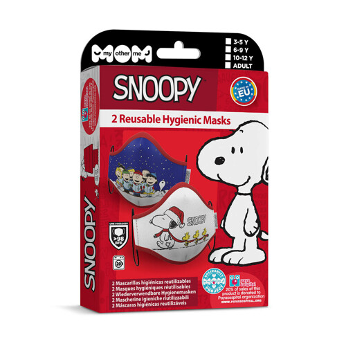 Higijenska maska My Other Me 2 kom. Snoopy odrasle - NOVO