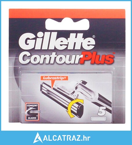 Rezervne Oštrice za Brijanje Contour Plus Gillette (5 uds) - NOVO