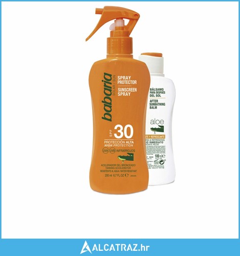 Set za Zaštitu od Sunca Babaria 2 Dijelovi Spf 30 - NOVO