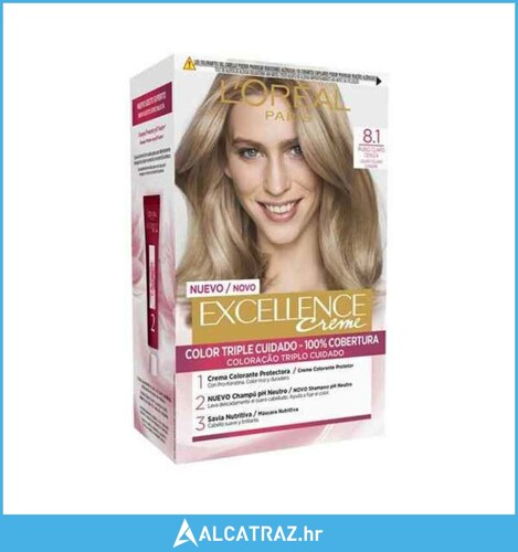 Trajna Boja Excellence L'Oreal Make Up Svijetla Pepeljasto Plava Nº 8,1 - NOVO