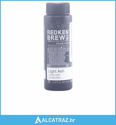 Trajna boja u kremi Redken Brews Brews Color /NA Pepeljasta Svijetli Ton Kož...