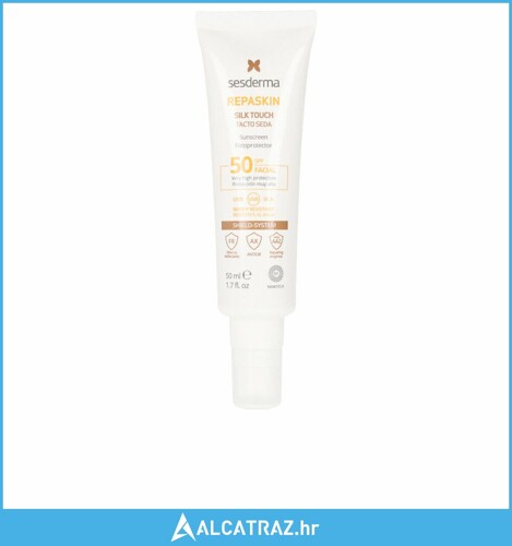 Zaštita Lica od Sunca Sesderma Repaskin Svilenkasta završna obrada Spf 50 (...