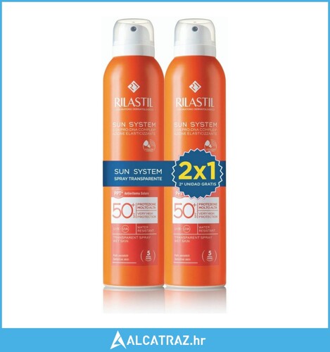 Sprej za Zaštitu Tijela od Sunca Rilastil Sun System Providan SPF 50+ 200 ml...