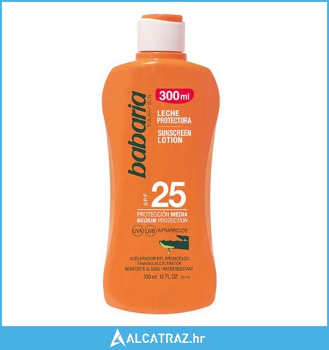 Mlijeko za Sunčanje Babaria Spf 25 (300 ml) Aloe vera - NOVO