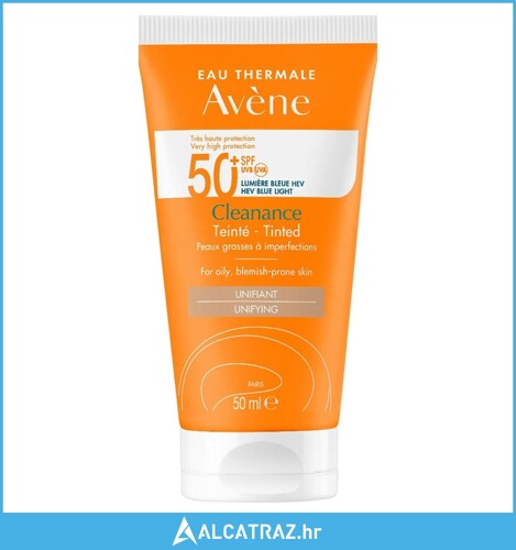 Sredstvo za Zaštitu od Sunca s Bojom Avene Cleanance SPF 50+ 50 ml - NOVO