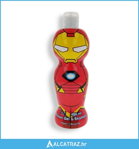 Gel i Šampon 2 u 1 Spiderman Iron Men (400 ml) - NOVO
