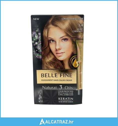 Trajna Boja Belle´Fine Nº 5.4 Svijetlosmeđa (30 ml) - NOVO
