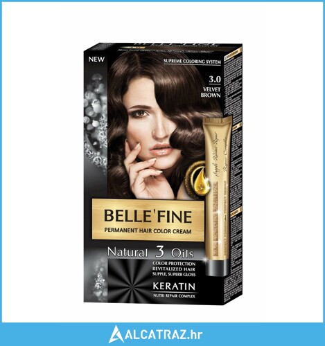 Trajna Boja Belle´Fine Nº 3.0 Smeđa (30 ml) - NOVO