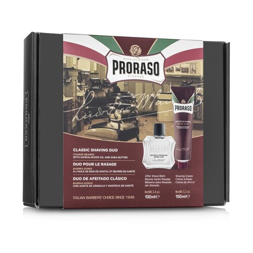 Set za Brijanje Proraso Barbe Dure 2 Dijelovi - NOVO