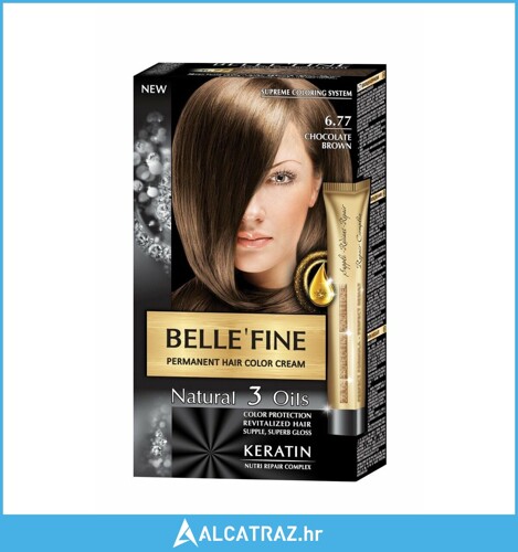 Trajna Boja Belle´Fine Čokolada Nº 6.77 30 ml - NOVO