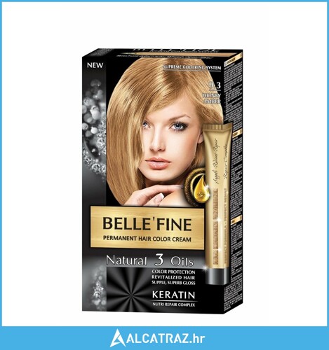 Trajna Boja Belle´Fine Plava Boje Meda Nº 9.3 30 ml - NOVO