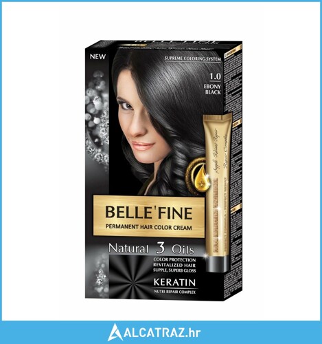 Trajna Boja Belle´Fine Nº 1.0 Crna (30 ml) - NOVO