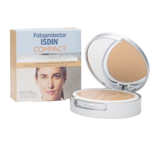 Baza za puder Isdin pješčani SPF 50+ 10 g - NOVO