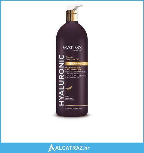 Šampon Kativa Hyaluronic Coenzyme Q10 Keratinom (1 L) - NOVO