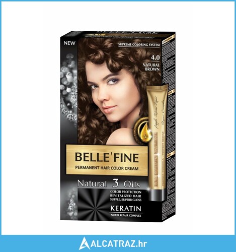 Trajna Boja Belle´Fine Nº 4.0 Smeđa (30 ml) - NOVO