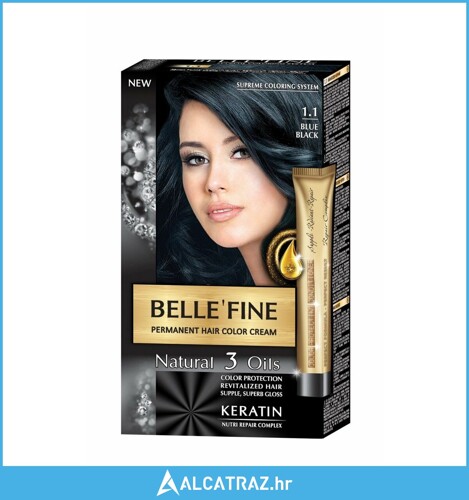 Trajna Boja Belle´Fine Nº 1.1 Modrocrna (30 ml) - NOVO