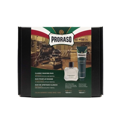 Set za Brijanje Proraso Classic Shaving Duo Osvježavajuće 2 Dijelovi - NOVO