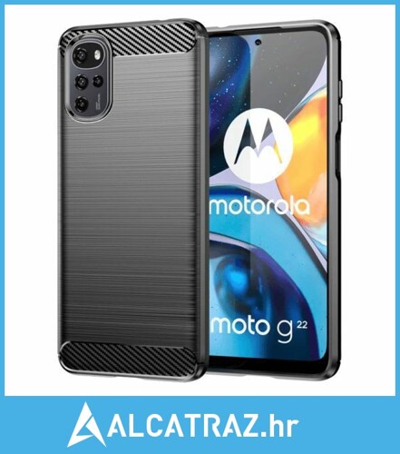 Mm tpu motorola moto g22 carbon fiber ll crna - NOVO