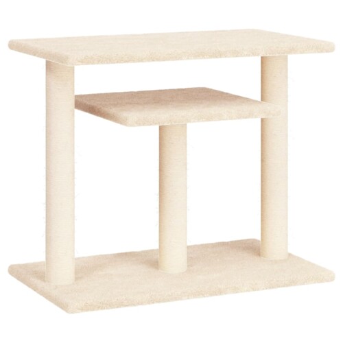 Grebalica za mačke s platformama krem 62,5 cm - NOVO