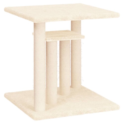Grebalica za mačke s platformama krem 50 cm - NOVO