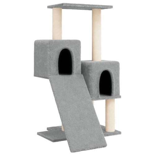 Penjalica za mačke sa stupovima za grebanje svjetlosiva 82 cm - NOVO