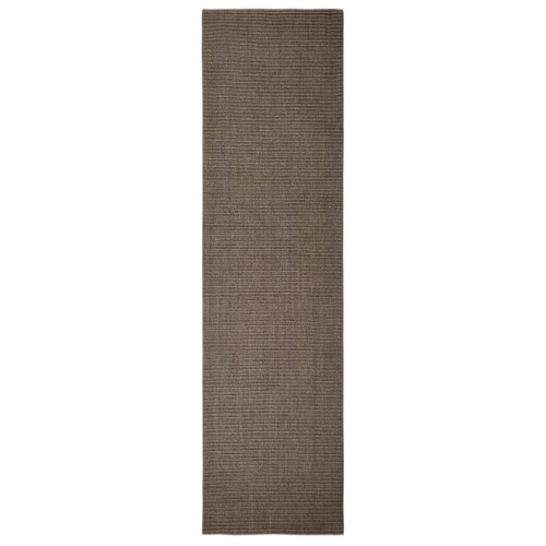 Tepih od sisala za grebanje smeđi 80 x 300 cm - NOVO