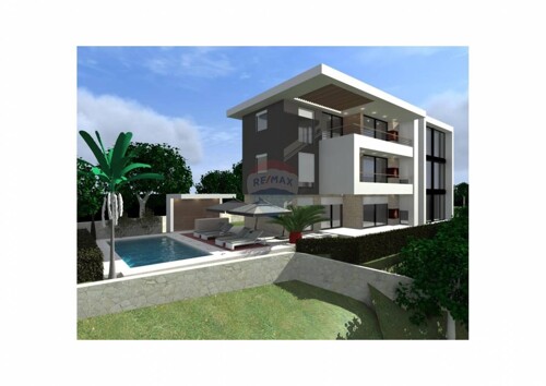 OPATIJA,MATULJI- novogradnja, prizemlje, 3S+DB, velika teras